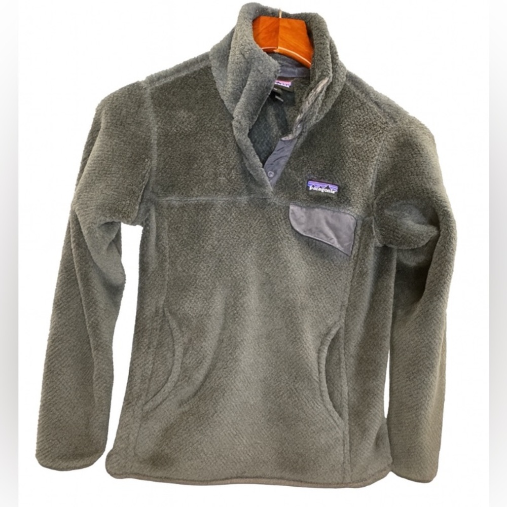 Patagonia Re-Tool Snap-T Fleece Pullover Gray XS 25442
